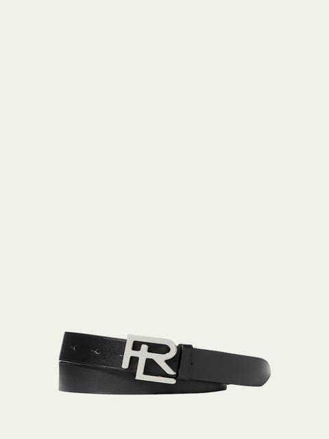 Ralph Lauren Men's RL-Logo Leather Belt