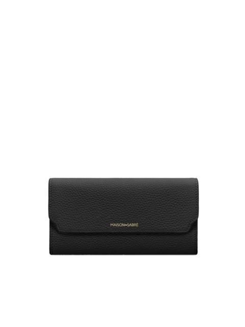 MAISON de SABRÉ flap leather long wallet