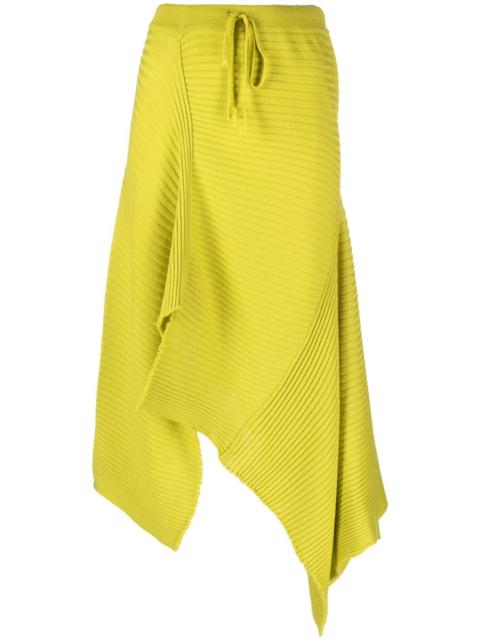 MARQUES’ALMEIDA asymmetric merino midi skirt