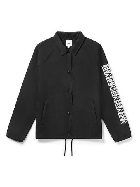 Vans (WMNS) Vans Logo Printing Coach Jacket Black VN0A4CX9BLK