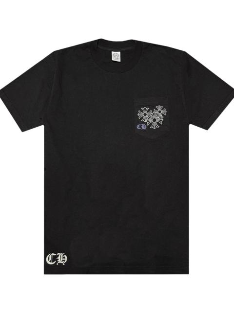 Chrome Hearts Blue Spiral Tee Shirt "Black" CHRM1536