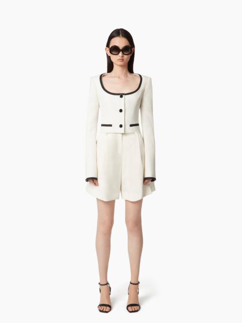 NINA RICCI Short Jacket With Round Neckline