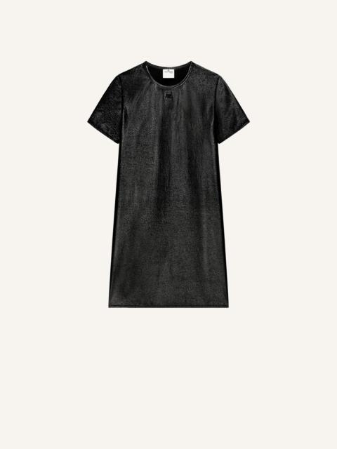 courrèges VINYL MINI DRESS