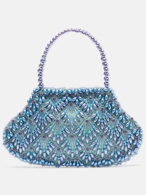 CLIO PEPPIATT Scallop Mini embellished tote bag