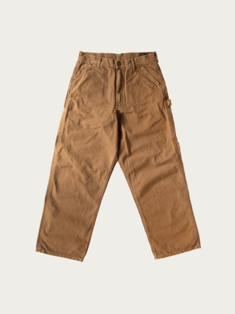 orSlow Dad's Fit Oxford Painter Pants - Brown