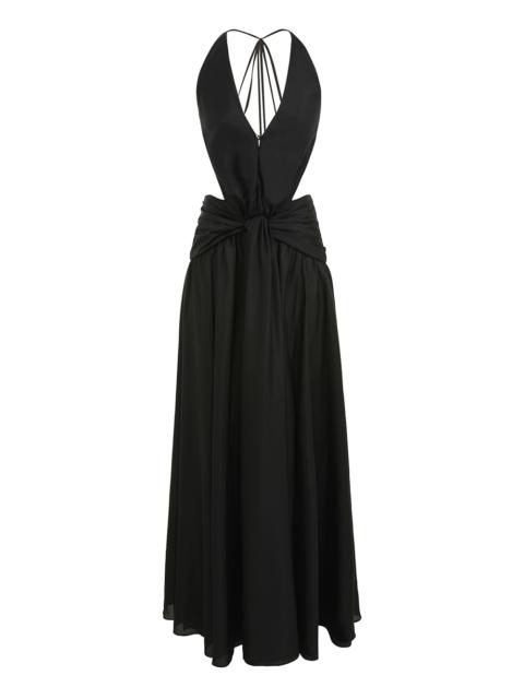 Zimmermann RHIANNON PLUNGE HALTER MAXI