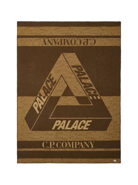 PALACE PALACE C.P. COMPANY WOOL BLANKET BROWN