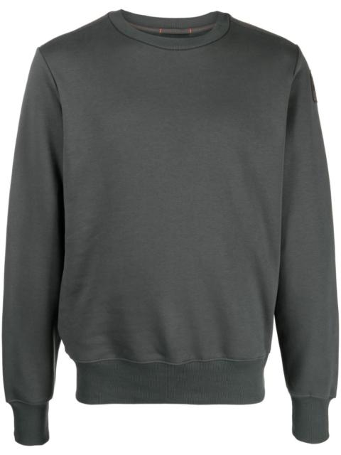 PARAJUMPERS logo-patch jersey sweatshirt
