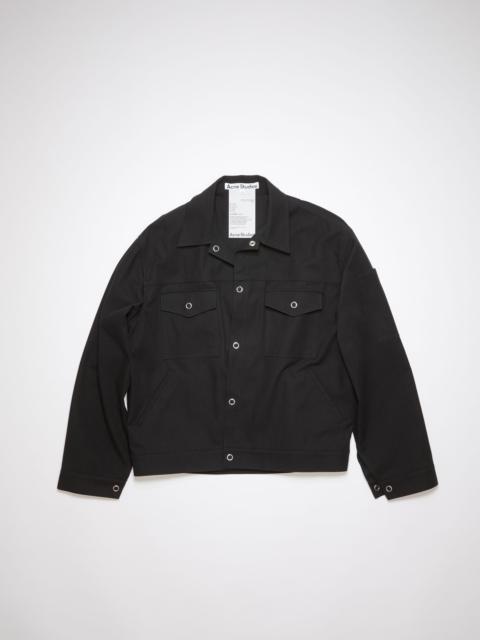 Acne Studios Cotton blend overshirt - Black
