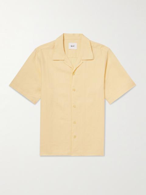 NN07 Julio 5708 Camp-Collar Linen Shirt
