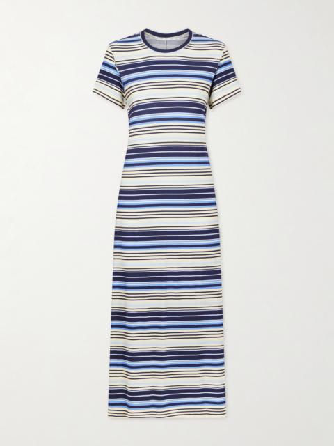 Proenza Schouler Noelle Striped Jersey Maxi Dress