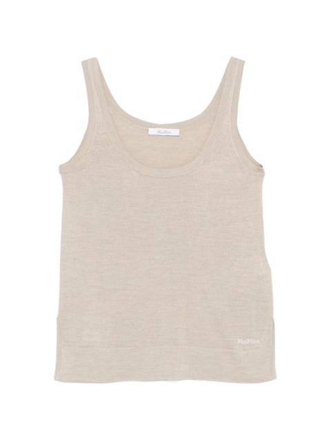 Max Mara scoop-neck 니트 탑