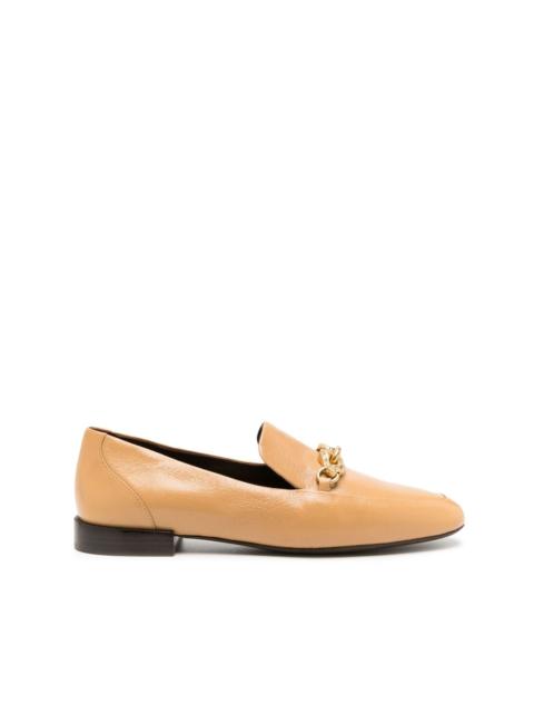 TORY BURCH Jessa horse-head motif leather loafers