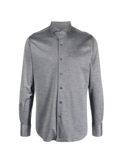 jacquard cotton shirt