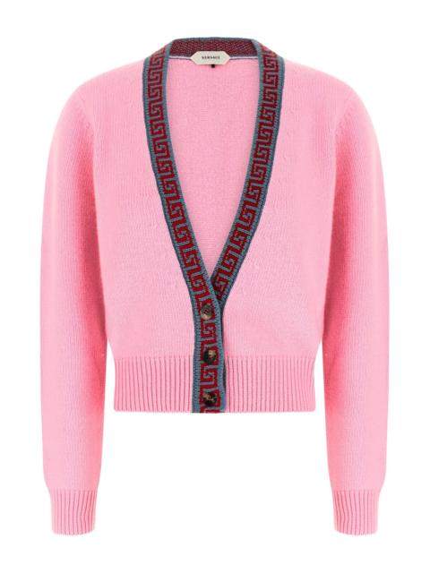 VERSACE Wool And Cashmere Cardigan