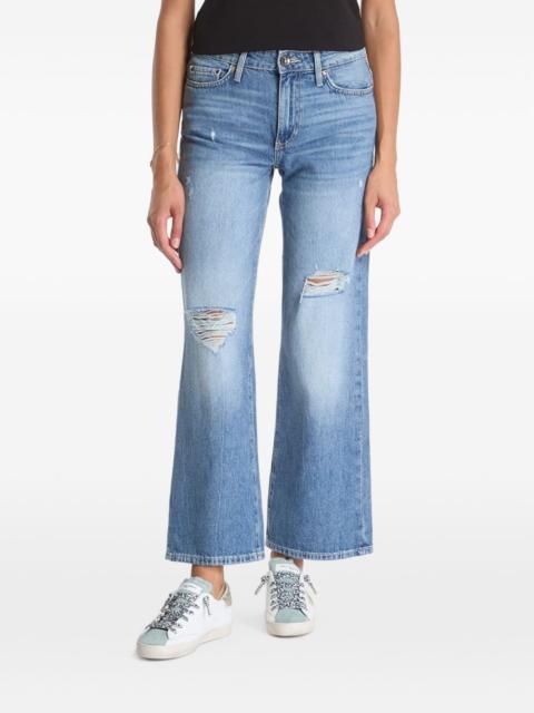 GUESS USA distressed wide-leg jeans