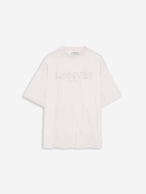 Lanvin OVERSIZED LANVIN PARIS EMBROIDERED T-SHIRT