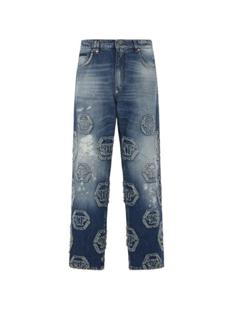 PHILIPP PLEIN monogram jeans
