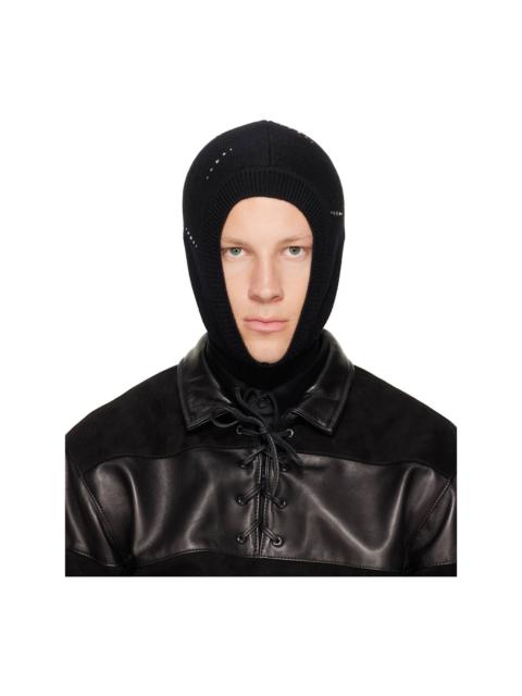 ERNEST W. BAKER Black Crystal Embellished Balaclava