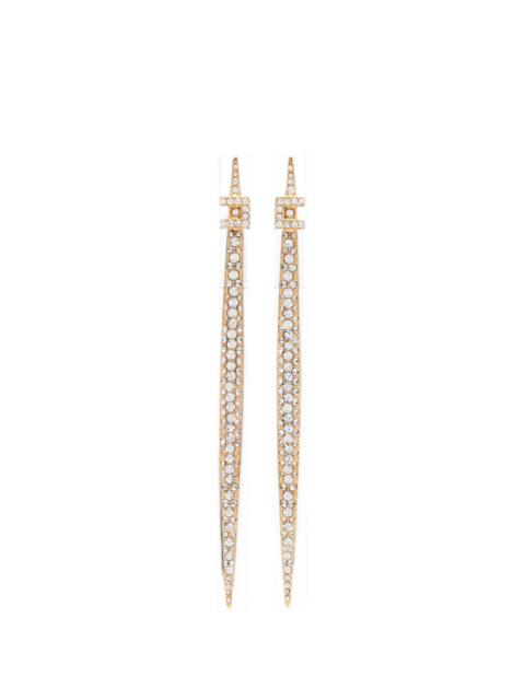 ELISABETTA FRANCHI Elisabetta Franchi Crystal-embellished Drop Earrings