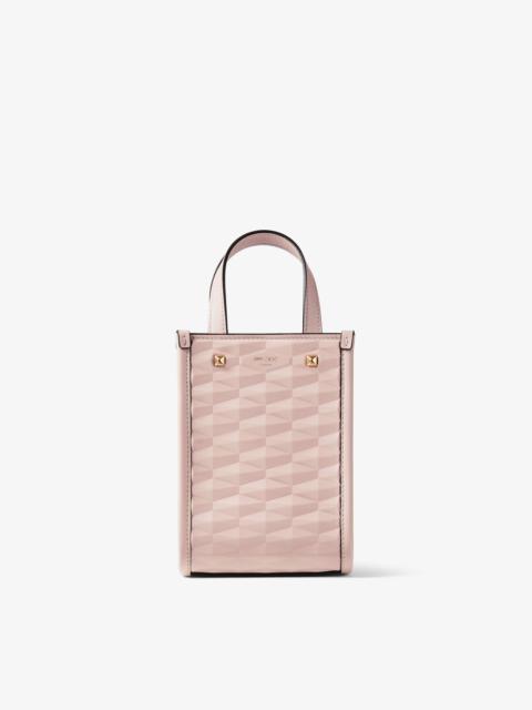 JIMMY CHOO Mini N/S Tote
Macaron Diamond Embossed 3D Leather Mini Tote Bag