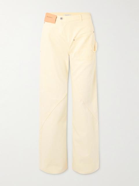 JW Anderson Twisted Low-rise Wide-leg Jeans