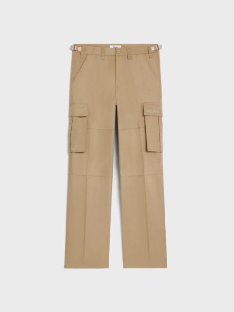 celine cargo pants in technical cotton