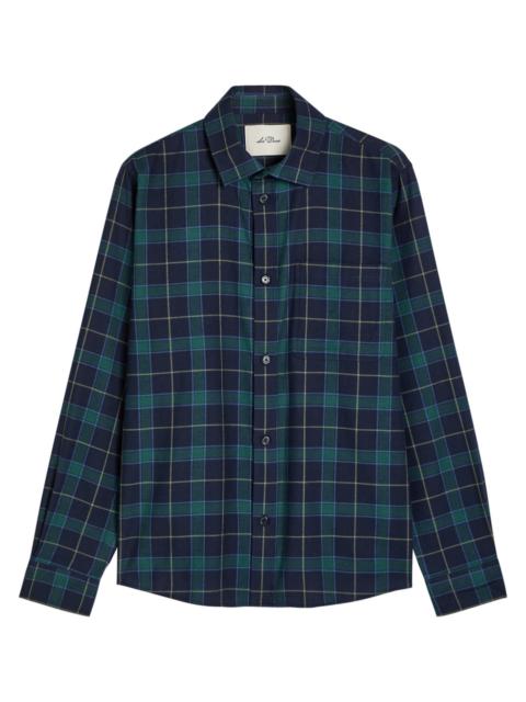 Les Deux Les Deux Lennon Checked Cotton Overshirt