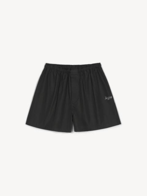 BALENCIAGA Men's Sketchy Relaxed Fit Shorts in Black