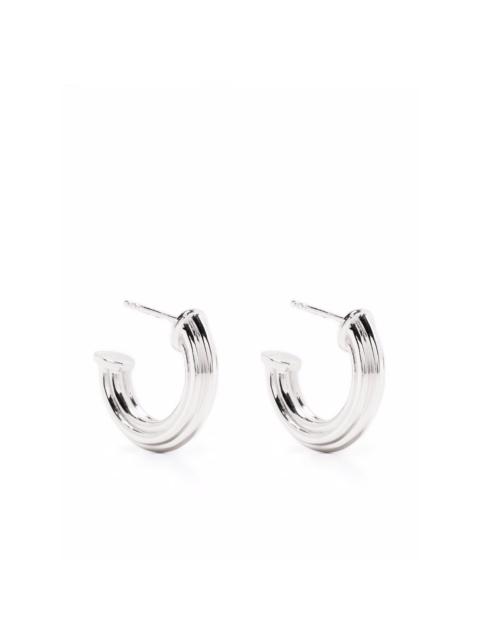 MISSOMA medium ridge hoop earrings