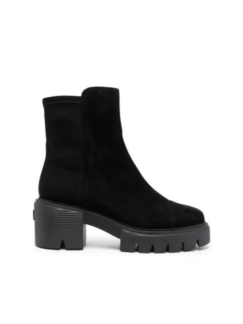 Stuart Weitzman 60mm chunky suede boots