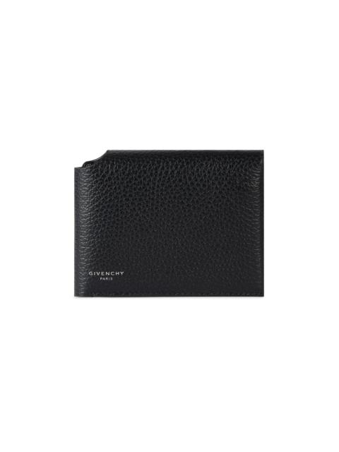 Givenchy Men's Fold Wallet in Grained Leather - Black