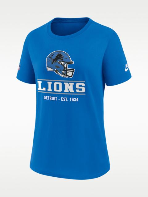 Nike Detroit Lions Sideline Alt Women's Nike Dri-FIT NFL T-Shirt