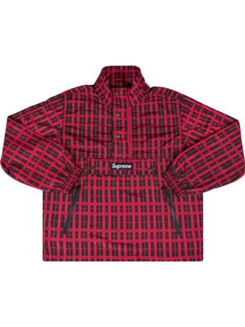 Supreme Supreme Nylon Plaid Pullover 'Red' | REVERSIBLE