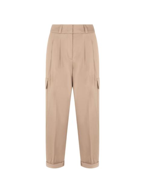 PESERICO cuffed-hem cargo pants
