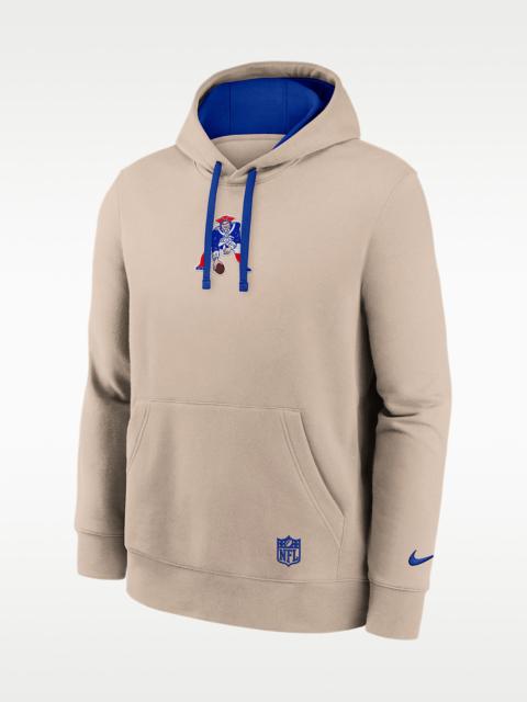 Nike New England Patriots Rewind Club Men's Nike NFL Pullover Hoodie