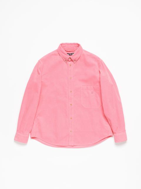 Acne Studios Corduroy overshirt - Tango pink