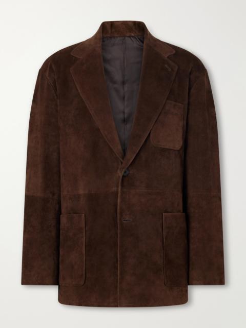 ssstein Panelled Suede Blazer