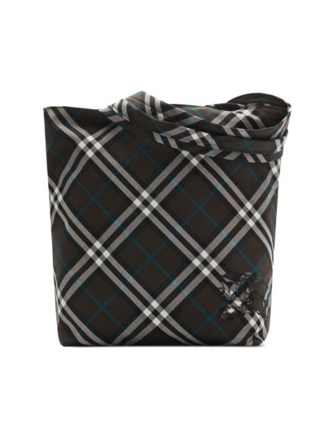 Burberry checkered tote