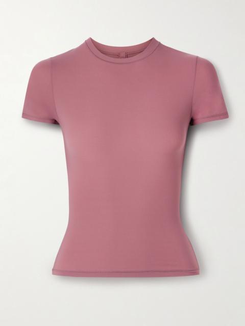 SKIMS Fits Everybody T-shirt - Beet Magenta