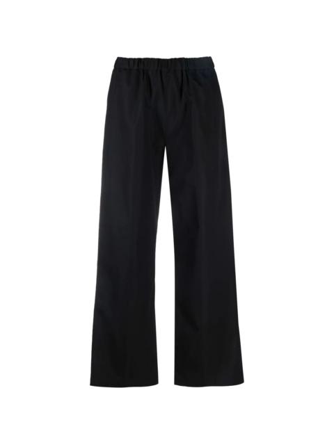 Aspesi poplin wide-leg trousers