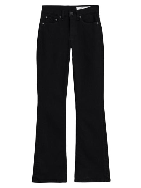 rag & bone Women's Peyton Mid-Rise Bootcut - Black