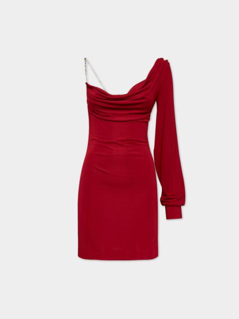 DSQUARED2 SINGLE-SLEEVED JERSEY DRESS