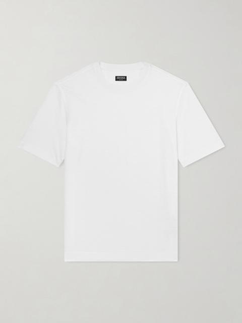 ZEGNA Oasi Knitted Linen T-Shirt
