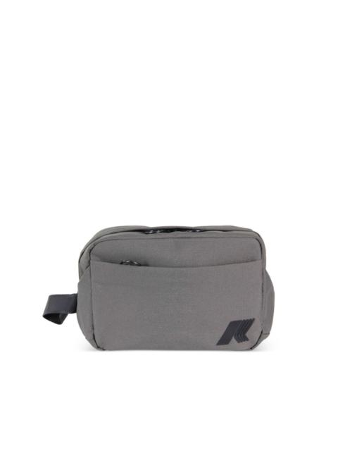 K-WAY travis zip clutch bag