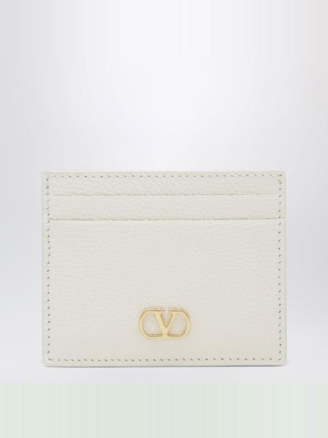 Valentino Vlogo Signature ivory cardholder
