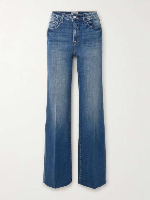 L'AGENCE Scottie high-rise wide-leg jeans