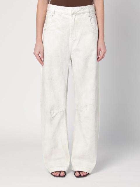 entire studios Ivory denim trousers