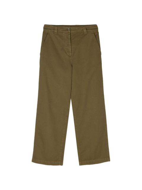 Aspesi mid-rise cropped trousers