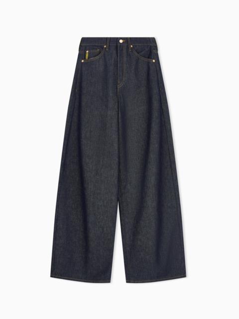 EMPORIO ARMANI FIVE-POCKET DENIM TROUSERS